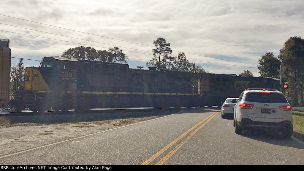 CSX 5299 and 539 cross Senoia Road